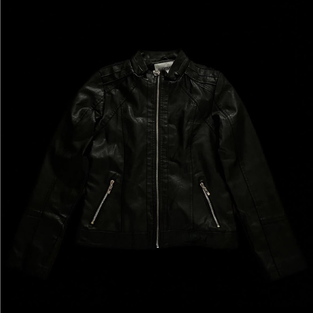 Women's Black Leather Jacket